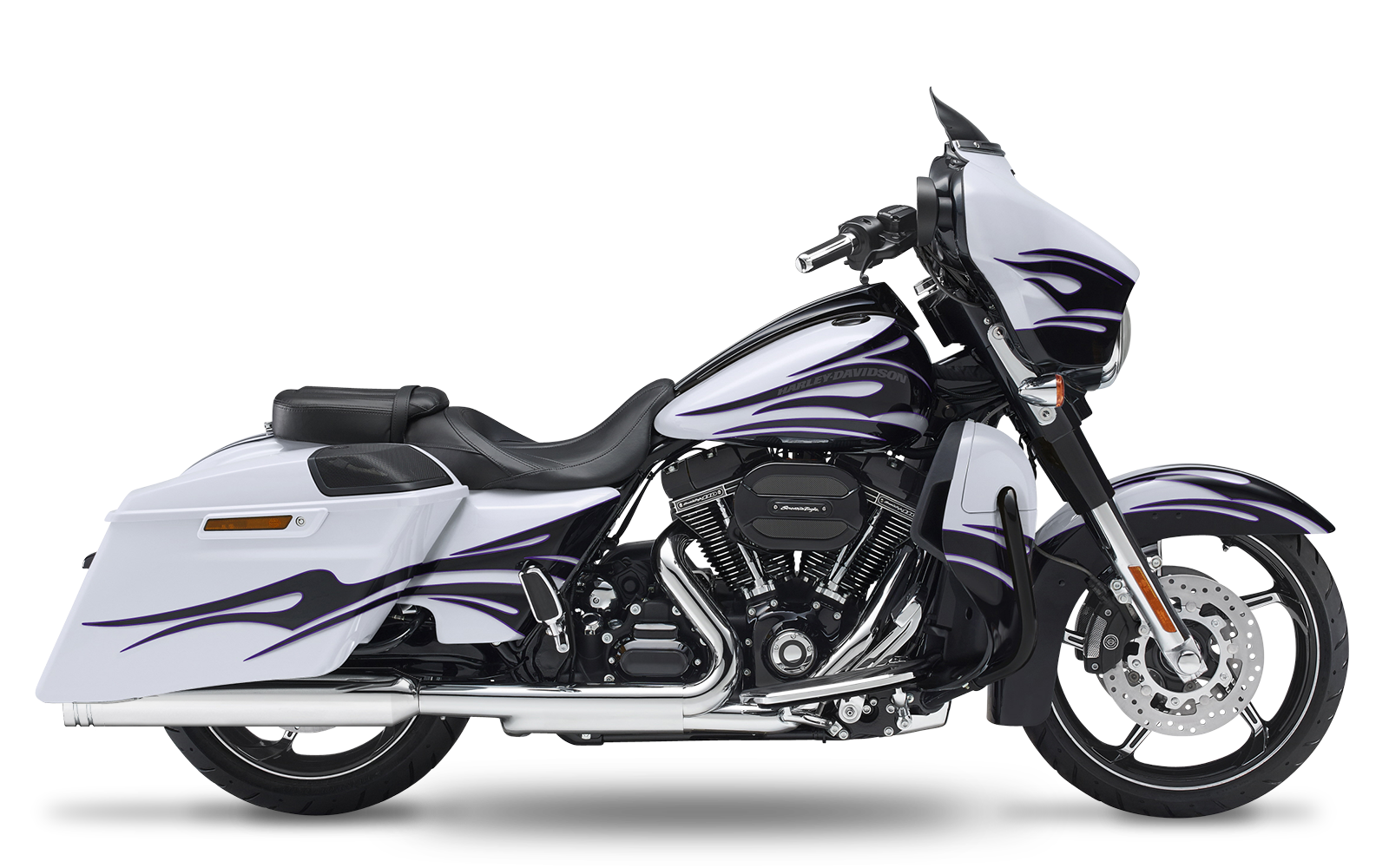 Escudo de viento 5" para Harley-Davidson CVO Street Glide 14-21 oscuro tintadas 